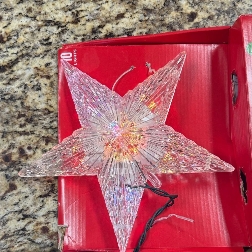 Christmas Tree Topper Color-Changing Star Tree Topper LED